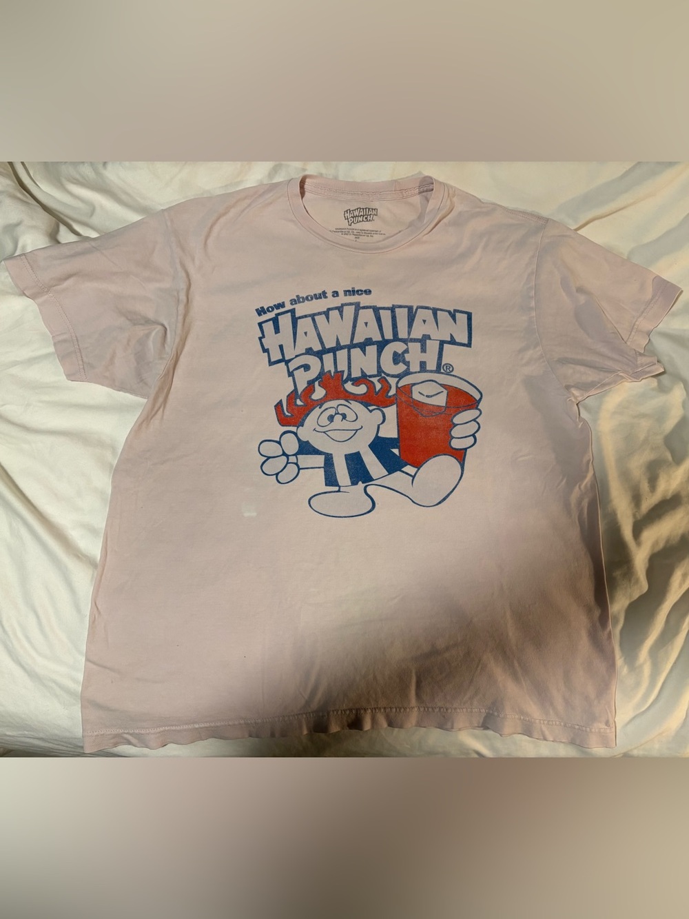 Hawaiian Punch Vintage Graphic Tee - Light Pink